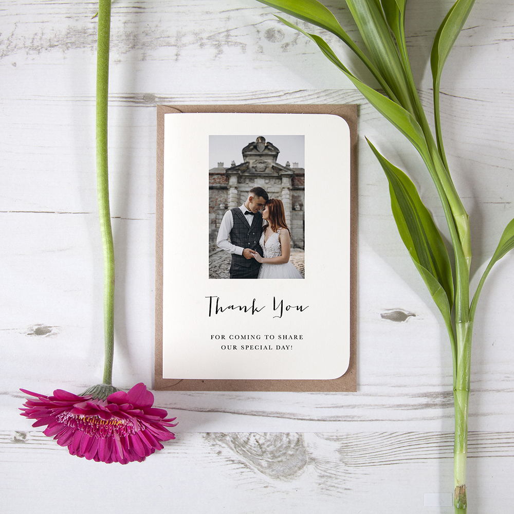 Folded Photo Thank You Cards ‘Arabella’ Customisable